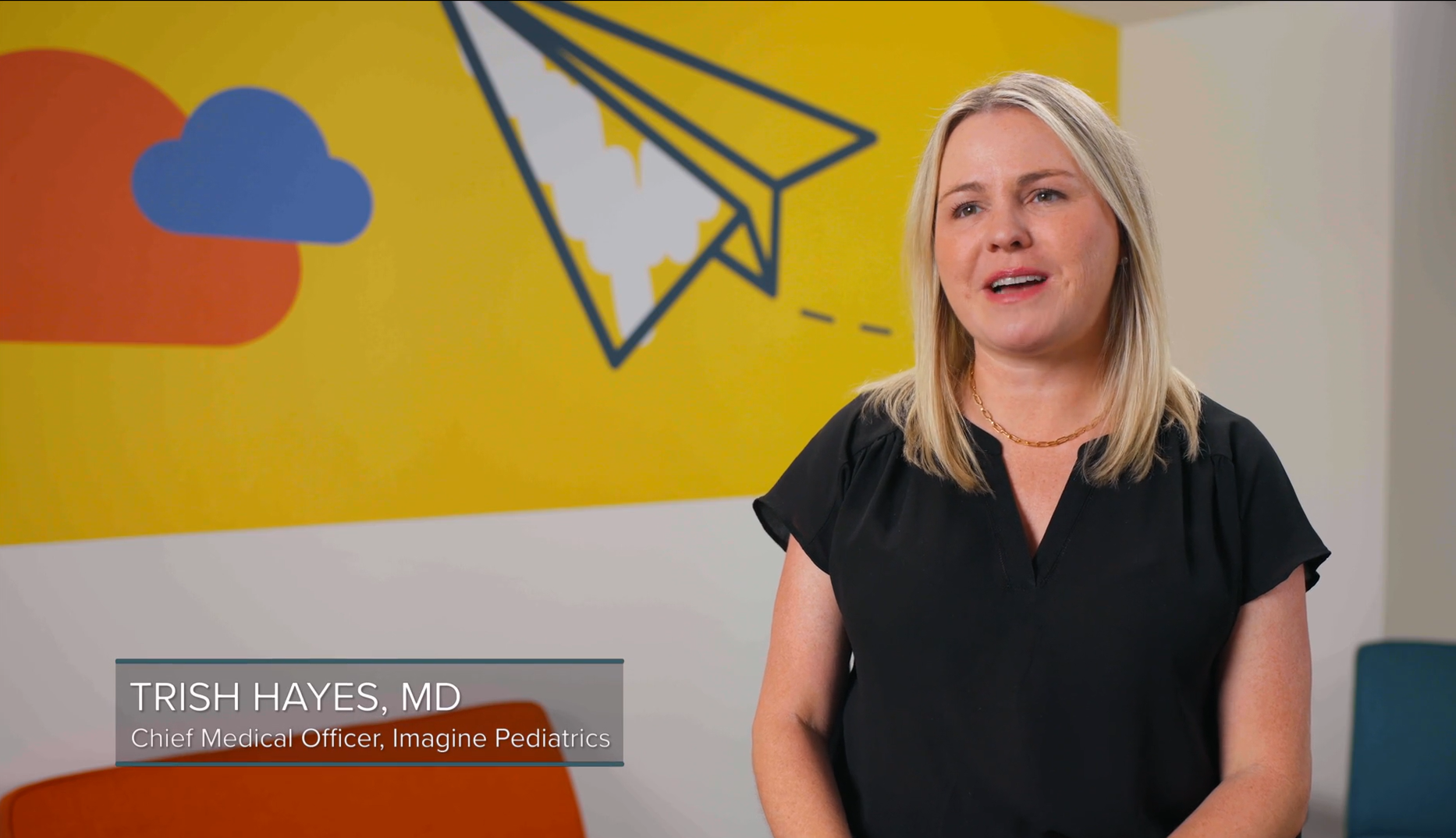 Dr. Patricia Hayes, our Chief Medical Officer, explains how Imagine Pediatrics partners with a child’s current doctors and care team to provide more access to medical, mental health, and social support. So children with special health care needs can spend less time in the hospital and more safe days at home.